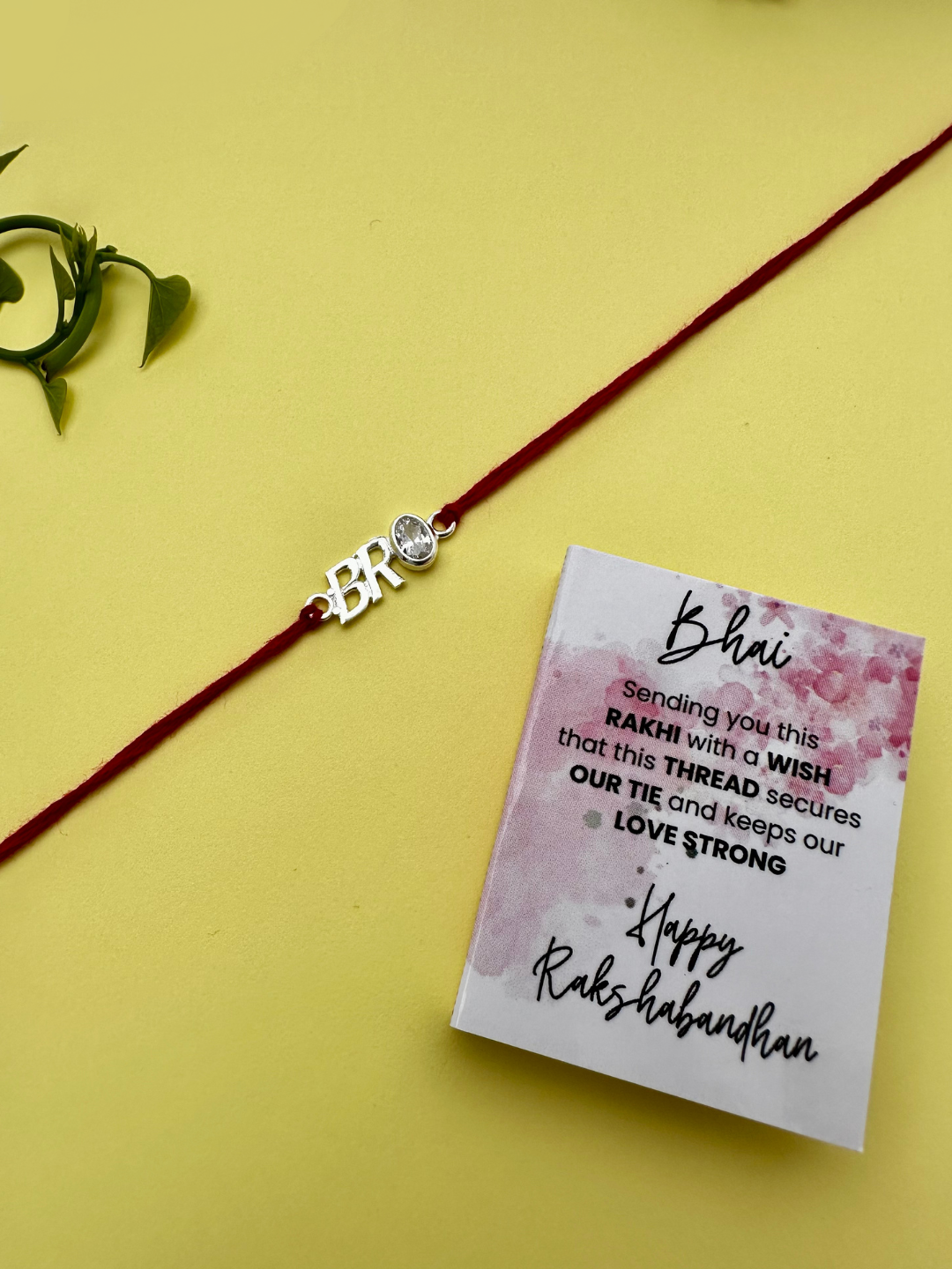925 Sterling Silver Bro Brother Rakhi