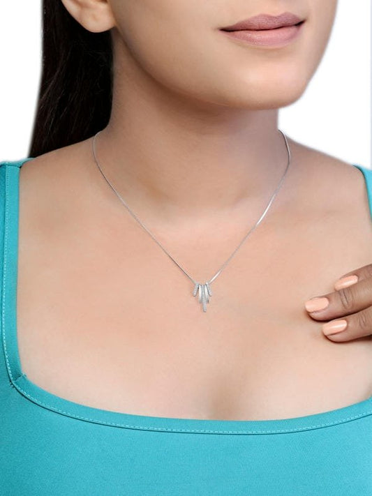 Silver Movable Charms Chain Pendent 925 Sterling Silver Necklace