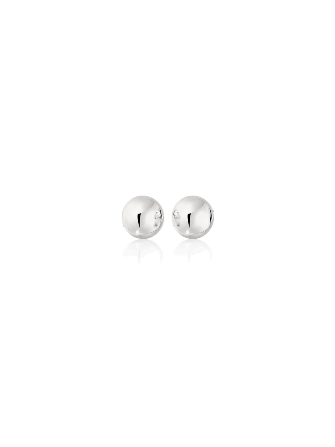 Silver Everyday Ball Studs with south screw 925 Sterling Silver Earrings