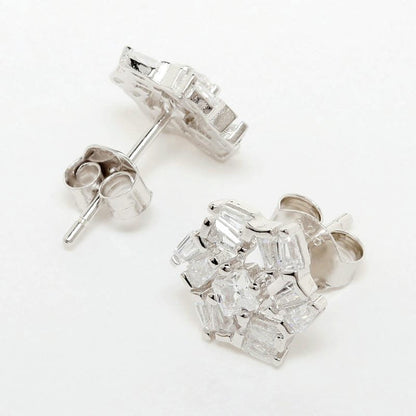 Silver Everyday Floral Studds 925 Sterling Silver Earrings